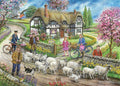 Artwork: Daffodil Cottage – 1000 Piece Jigsaw Puzzle (House of Puzzles)