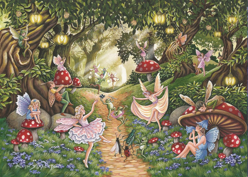 Artwork: Faerie Dell – 500 XL Piece Jigsaw Puzzle (House of Puzzles)