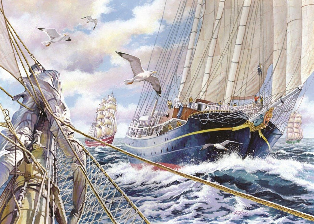 Artwork: Steady As She Goes – 500 Piece Jigsaw Puzzle (House of Puzzles)