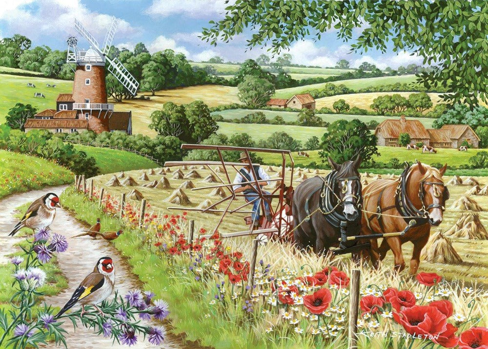 Artwork: Windmill Lane – 500 Piece Jigsaw Puzzle (House of Puzzles)