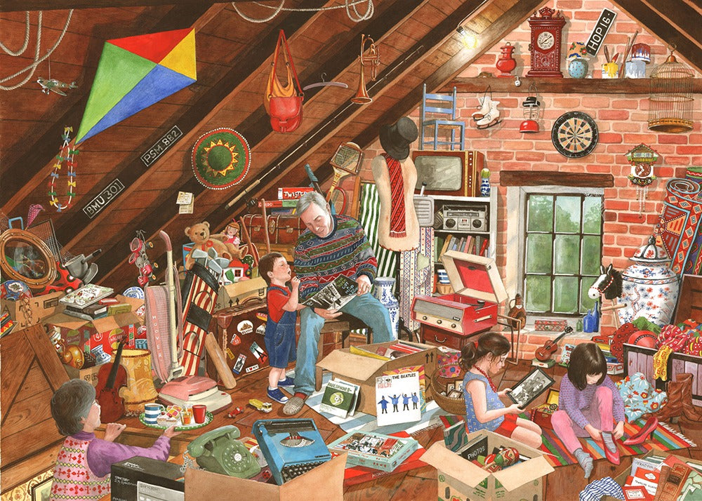 Artwork: What's That Grandpa – 1000 Piece Jigsaw Puzzle (House of Puzzles)