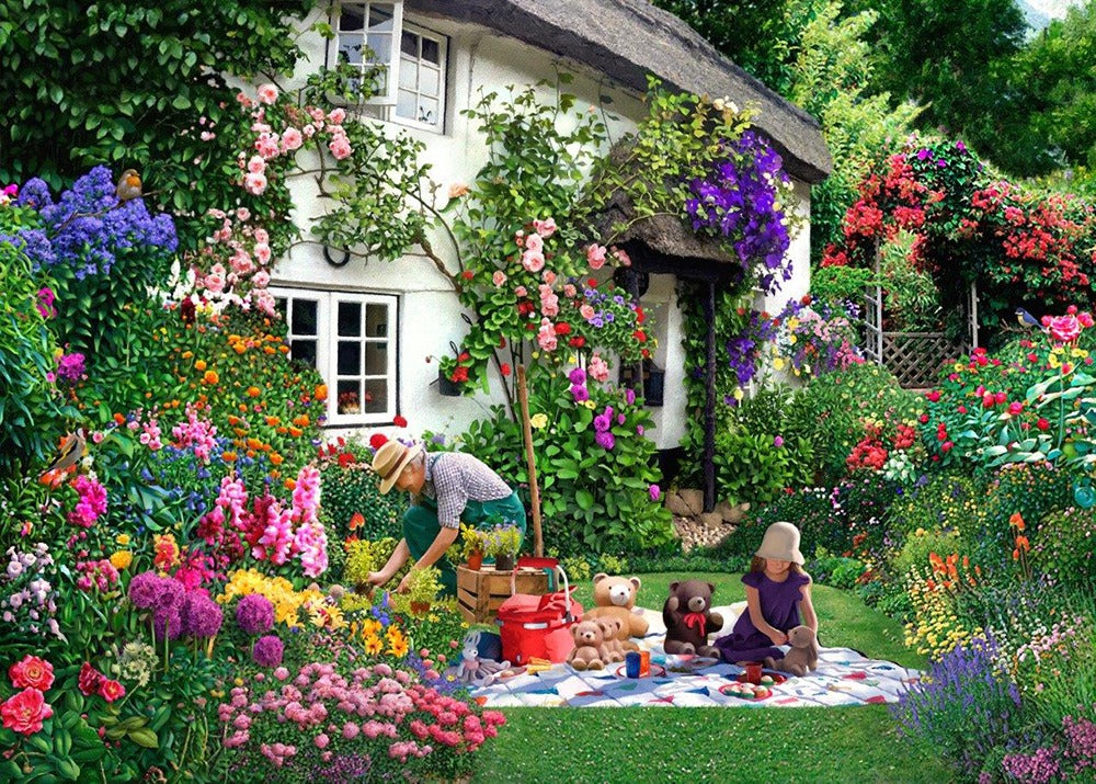 Artwork: Teddy Bears Picnic – 500 XL Piece Jigsaw Puzzle (House of Puzzles)