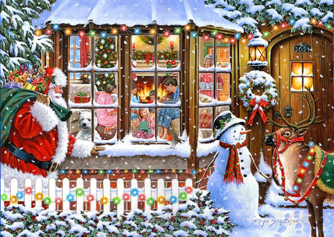 Artwork: With Love From Santa – 1000 Piece Jigsaw Puzzle (House of Puzzles)
