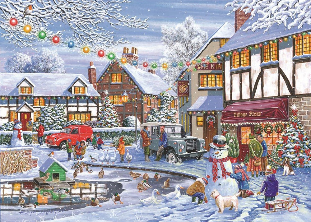 Artwork: On Thin Ice – 1000 Piece Jigsaw Puzzle (House of Puzzles)