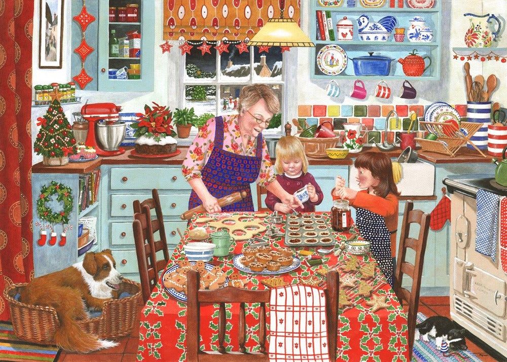 Artwork: Festive Fancies – 500 XL Piece Jigsaw Puzzle (House of Puzzles)