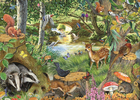 Artwork: Riverside Glade – 500 XL Piece Jigsaw Puzzle (House of Puzzles)