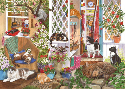 Artwork: Feline Fine – 1000 Piece Jigsaw Puzzle (House of Puzzles)