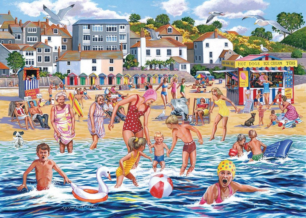 Artwork: Chilly Dip – 1000 Piece Jigsaw Puzzle (House of Puzzles)