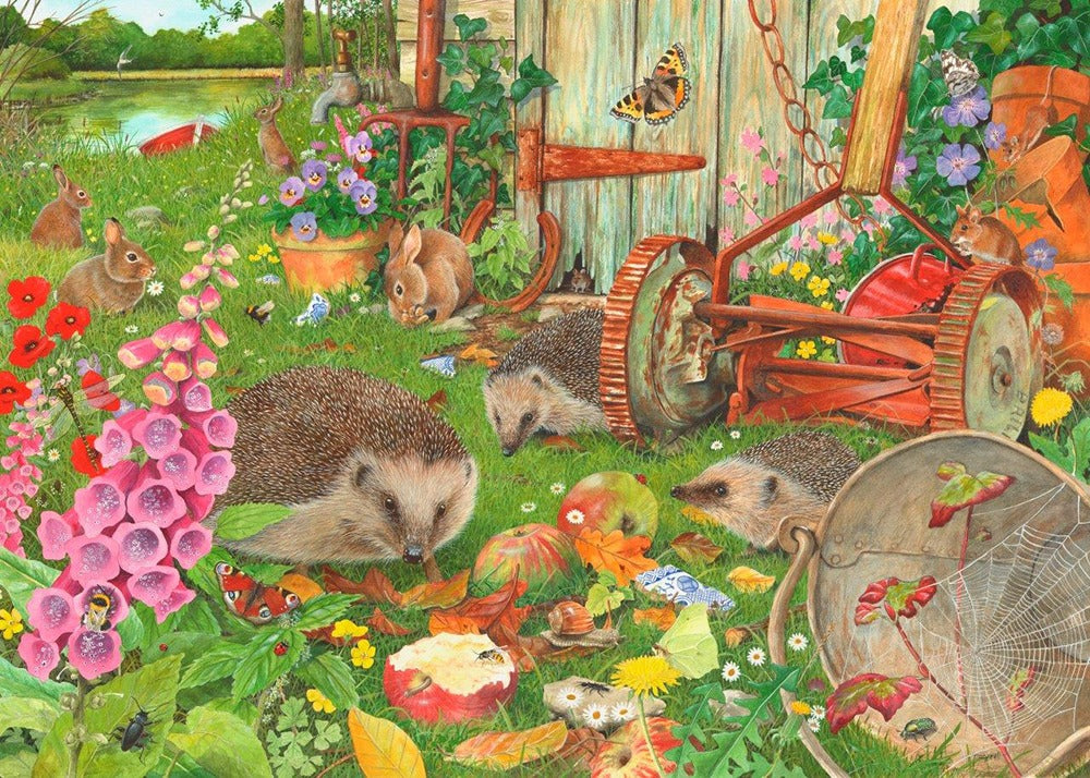 Artwork: Bottom Of The Garden – 1000 Piece Jigsaw Puzzle (House of Puzzles)