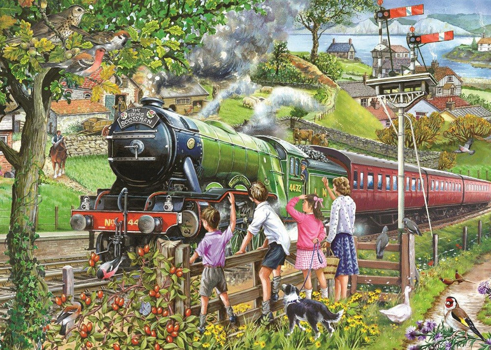 Artwork: Full Steam Ahead – 1000 Piece Jigsaw Puzzle (House of Puzzles)