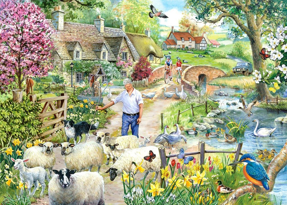 Artwork: Shepherd's Lane – 1000 Piece Jigsaw Puzzle (House of Puzzles)