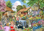 Artwork: At The Farm Gate – 500 XL Piece Jigsaw Puzzle (House of Puzzles)