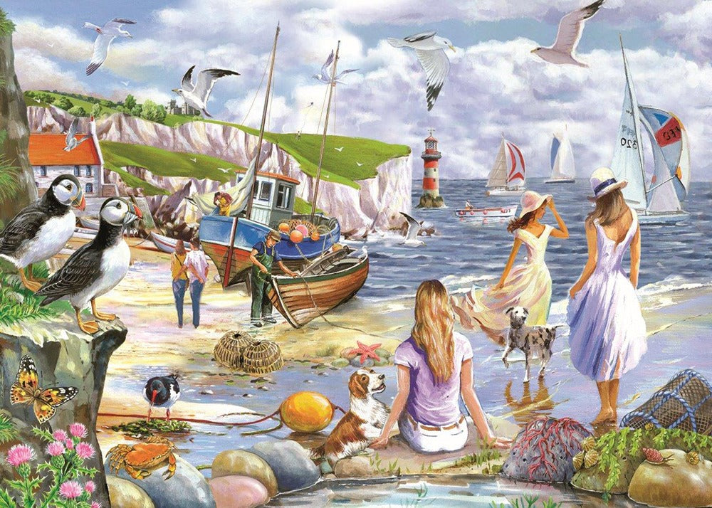 Artwork: Sea Shore Breezes – 500 XL Piece Jigsaw Puzzle (House of Puzzles)