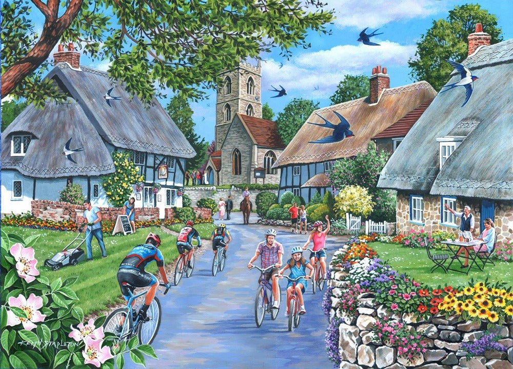 Artwork: Sunday Morning – 500 XL Piece Jigsaw Puzzle (House of Puzzles)