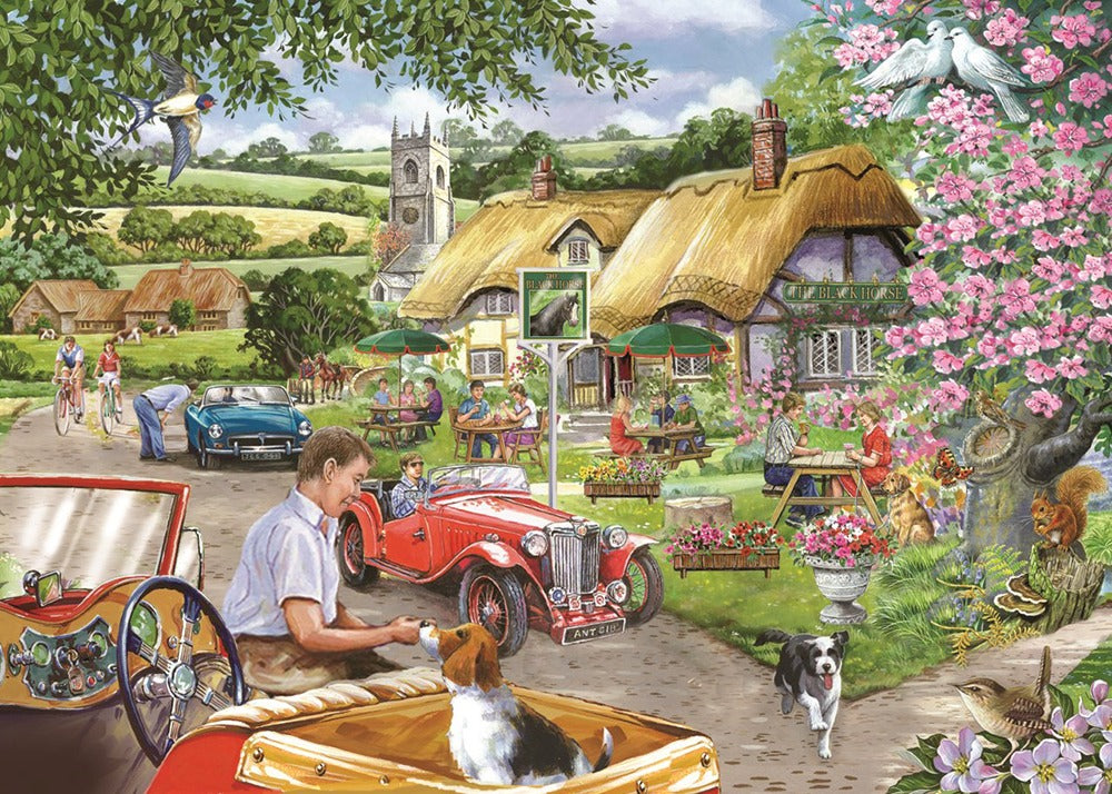 Artwork: Out For The Weekend – 1000 Piece Jigsaw Puzzle (House of Puzzles)
