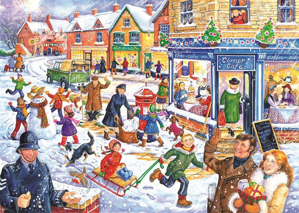 Artwork: Out In The Snow – 250 Piece Jigsaw Puzzle (House of Puzzles)
