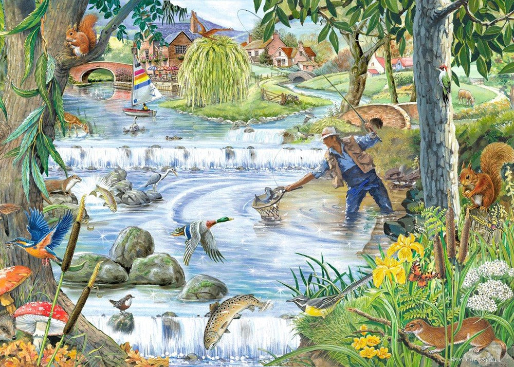 Artwork: Sparkling Waters – 250 Piece Jigsaw Puzzle (House of Puzzles)