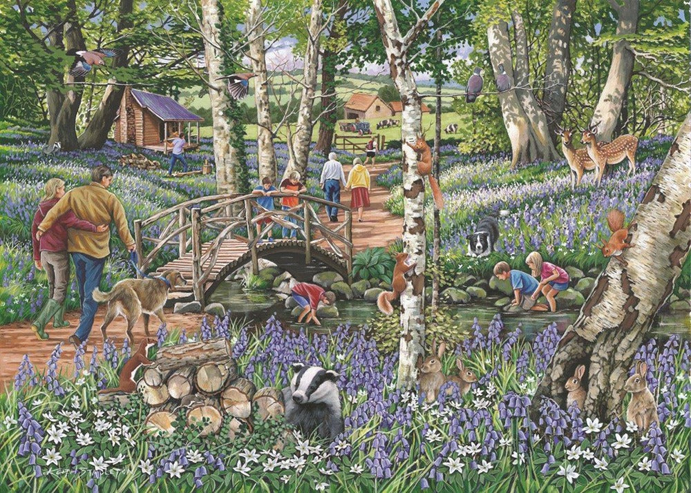 Artwork: Walk In The Woods – 1000 Piece Jigsaw Puzzle (House of Puzzles)