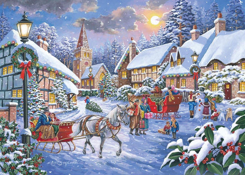 Artwork: Jingle Bells – 1000 Piece Jigsaw Puzzle (House of Puzzles)