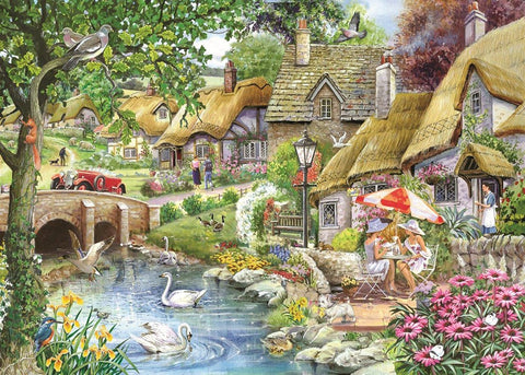 Artwork: Morning Coffee – 1000 Piece Jigsaw Puzzle (House of Puzzles)