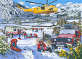 Artwork: Mountain Rescue – 1000 Piece Jigsaw Puzzle (House of Puzzles)