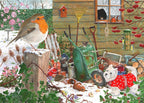 Artwork: Robin Redbreast by HOP – 1000 Piece Jigsaw Puzzle (House of Puzzles)