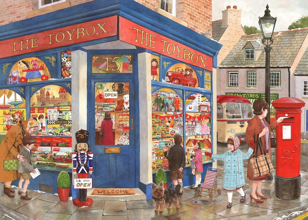Artwork: Toybox Toys – 1000 Piece Jigsaw Puzzle (House of Puzzles)