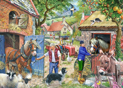 Artwork: Appletree Lane – 1000 Piece Jigsaw Puzzle (House of Puzzles)