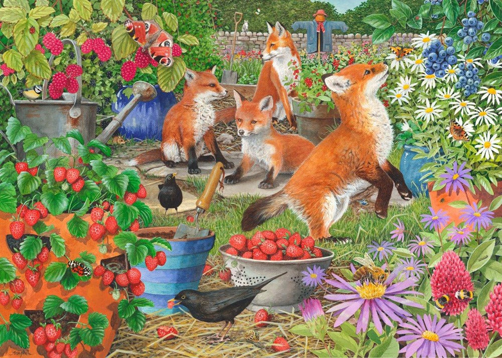 Artwork: Foxy Ladies – 1000 Piece Jigsaw Puzzle (House of Puzzles)