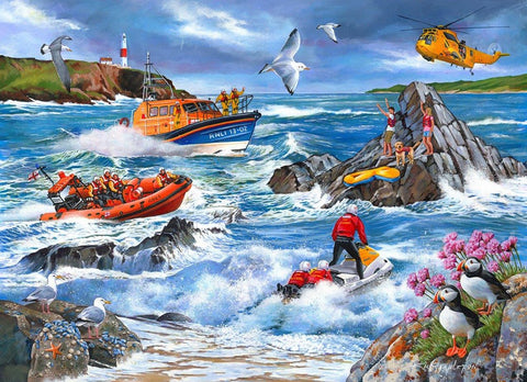 Artwork: Against The Tide – 1000 Piece Jigsaw Puzzle (House of Puzzles)