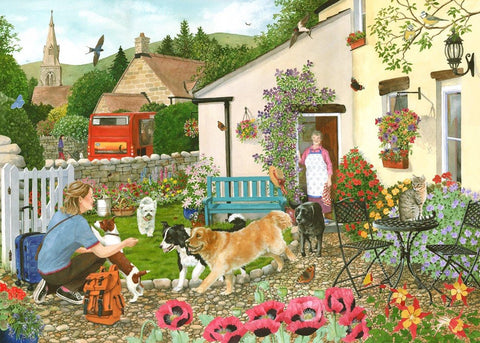 Artwork: Welcoming Committee – 500 XL Piece Jigsaw Puzzle (House of Puzzles)