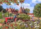 Artwork: Oast Houses – 500 XL Piece Jigsaw Puzzle (House of Puzzles)