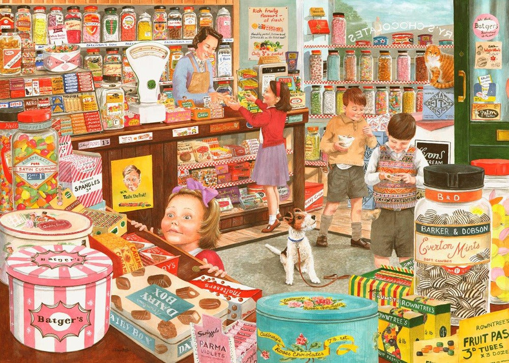 Artwork: Thrupenny Bits – 500 XL Piece Jigsaw Puzzle (House of Puzzles)