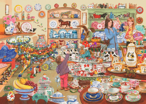 Artwork: Bulls In A China Shop – 1000 Piece Jigsaw Puzzle (House of Puzzles)
