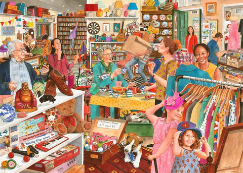 Artwork: Charity Bargains – 1000 Piece Jigsaw Puzzle (House of Puzzles)