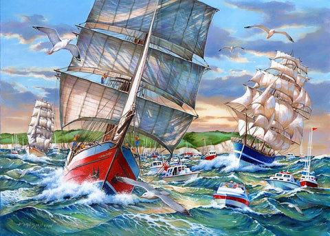 Artwork: Tall Ships – 1000 Piece Jigsaw Puzzle (House of Puzzles)