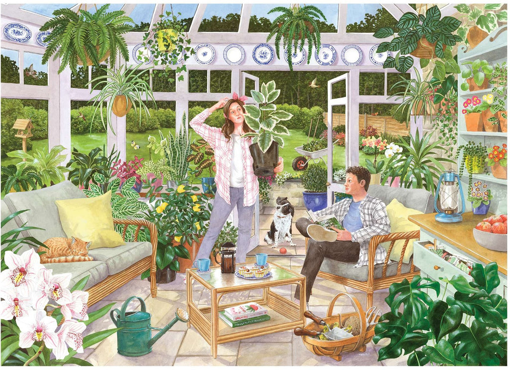 Artwork: House Plant Heaven – 500 XL Piece Jigsaw Puzzle (House of Puzzles)