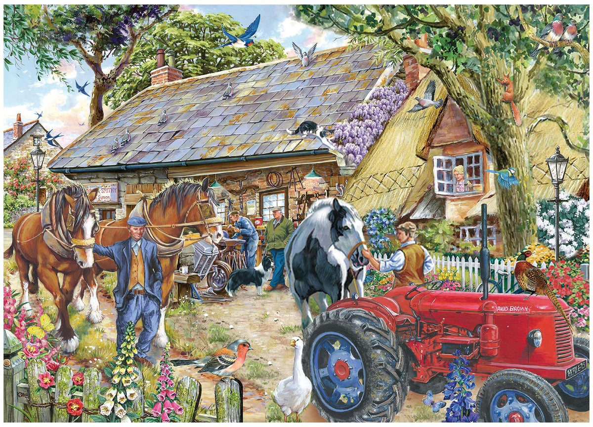 Artwork: Forge and Fix by Robert Barry - 500 Piece Big Jigsaw Puzzle (House of Puzzles)
