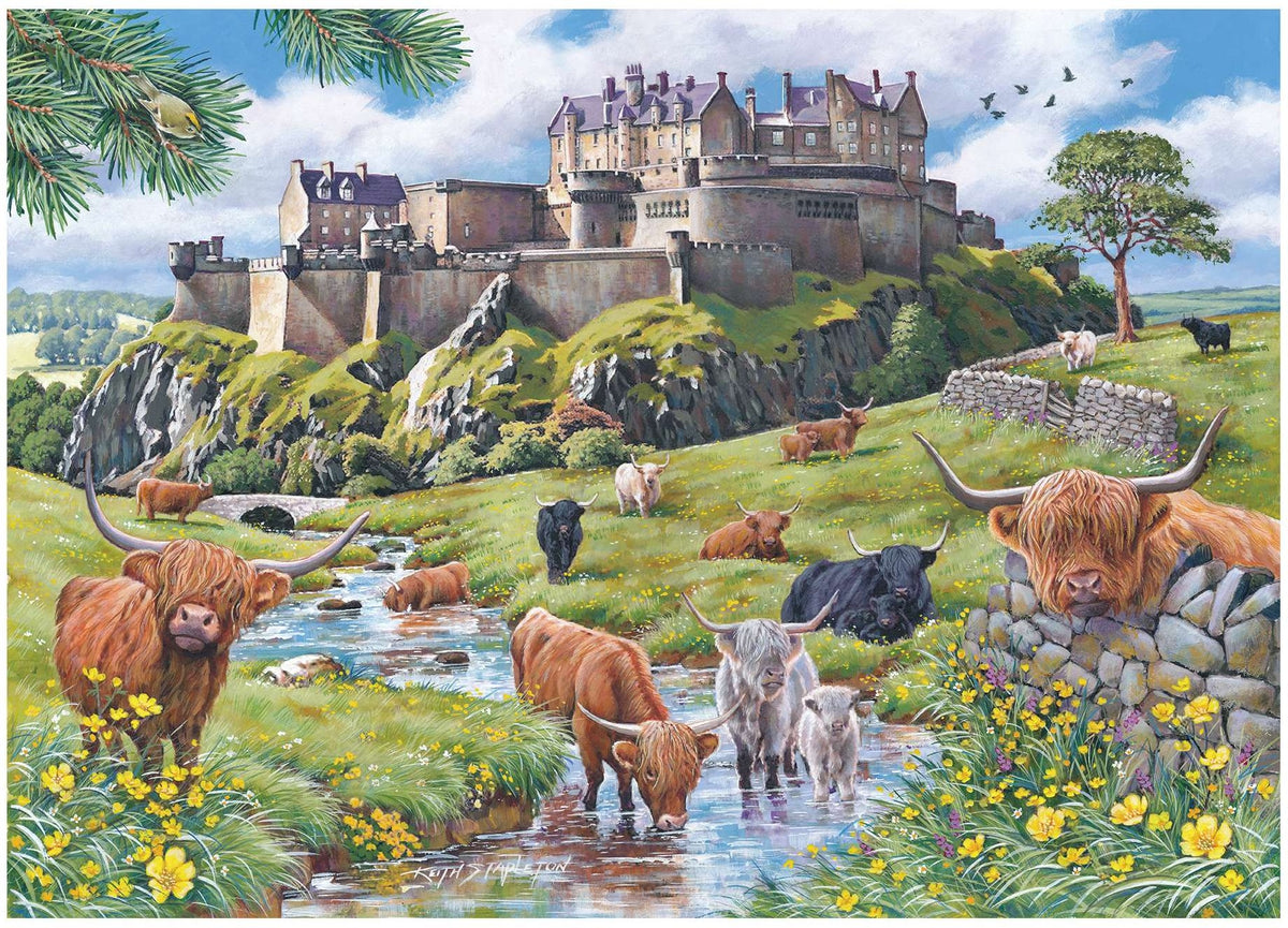 Artwork: Stirling Castle by Keith Stapleton - 1000 Piece Jigsaw Puzzle (House of Puzzles)