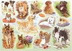 Artwork: Some of our Best Friends by Tracy Hall - 250 Piece Big Jigsaw Puzzle (House of Puzzles)