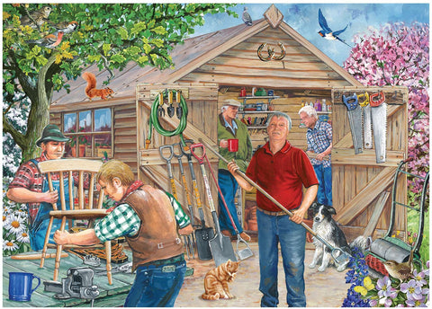 Artwork: Our Man Shed by Robert Barry - 500 XL Piece Jigsaw Puzzle (House of Puzzles)