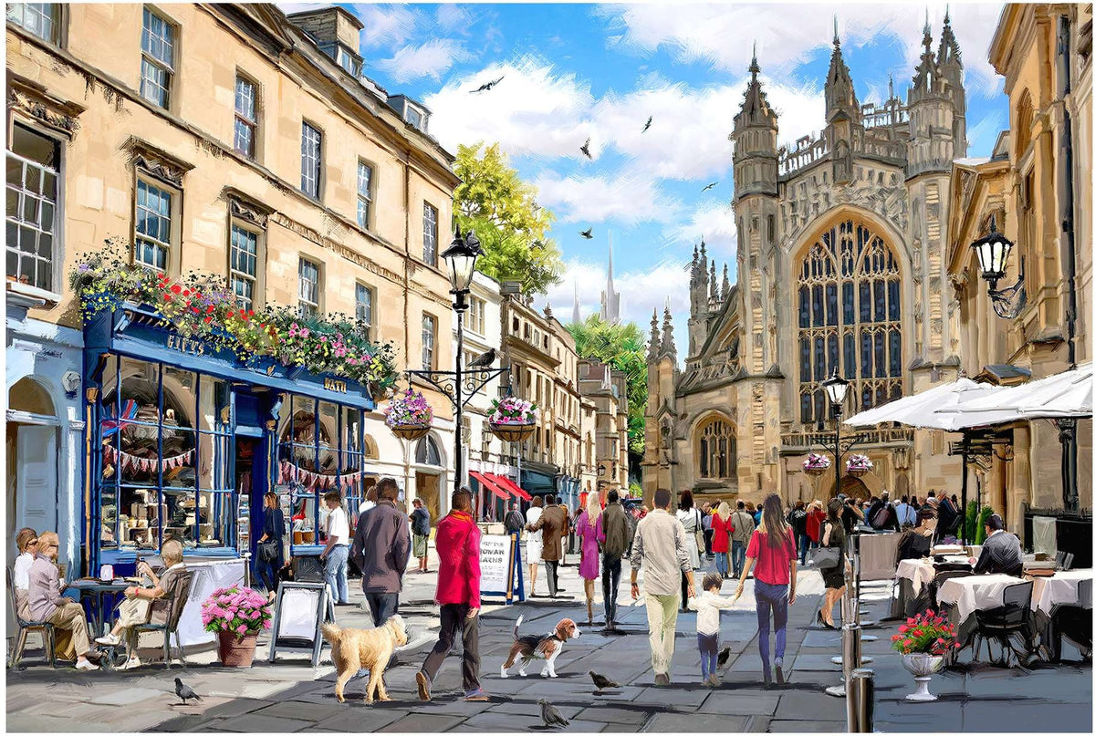 Artwork: Beautiful Bath by Richard Macneil - 1000 Piece Jigsaw Puzzle (House of Puzzles)