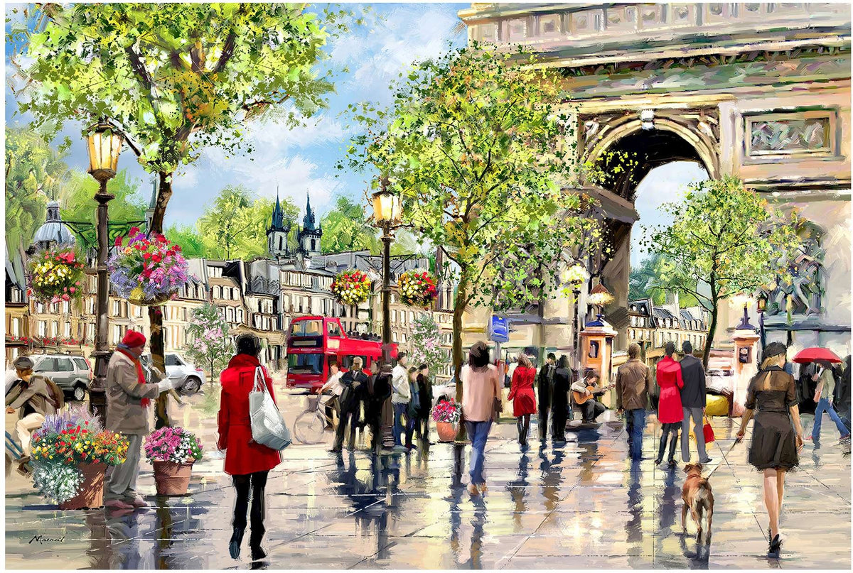 Artwork: Under the Arc by Richard Macneil - 500 Piece Jigsaw Puzzle (House of Puzzles)