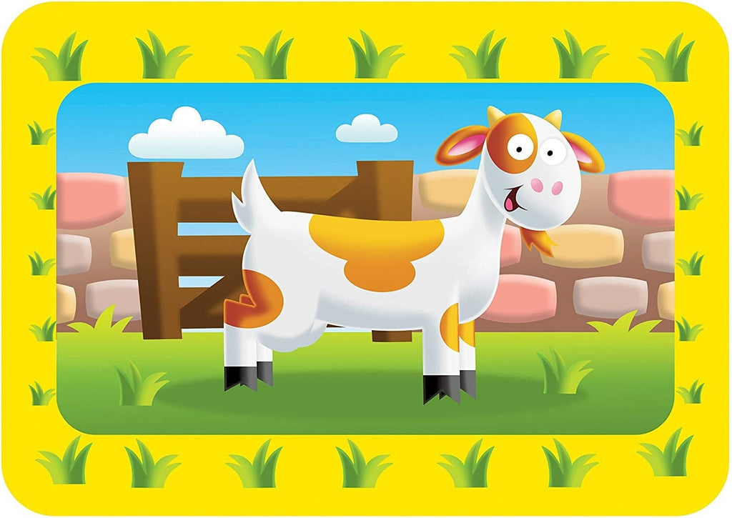 Artwork, puzzle 7 of 9: Ravensburger Farmyard Friends 9x 2pc Shaped Jigsaw Puzzles