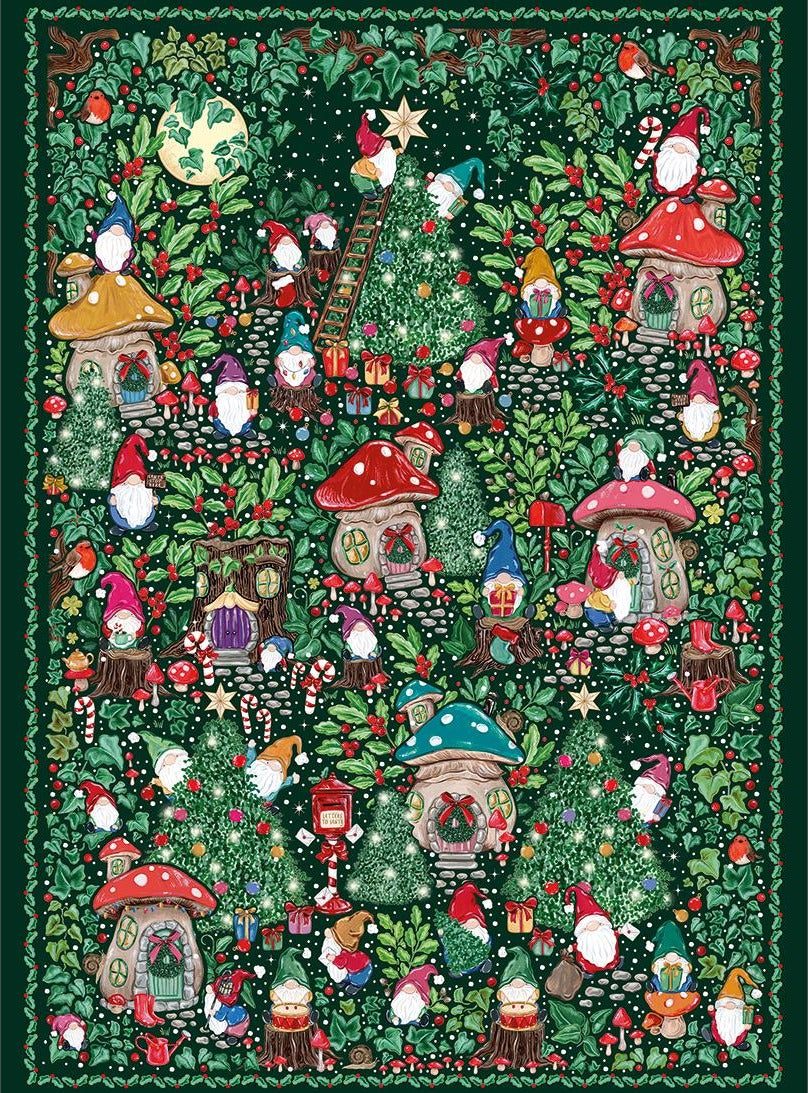 Artwork: The Art File Christmas Village – 1000 Piece Jigsaw Puzzle (Gibsons)