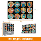 Zodiac – 1000 Piece Jigsaw Puzzle (Cloudberries)
