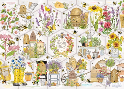 Busy As A Bee - 500 Piece Cobble Hill Jigsaw Puzzle (Cobble Hill)