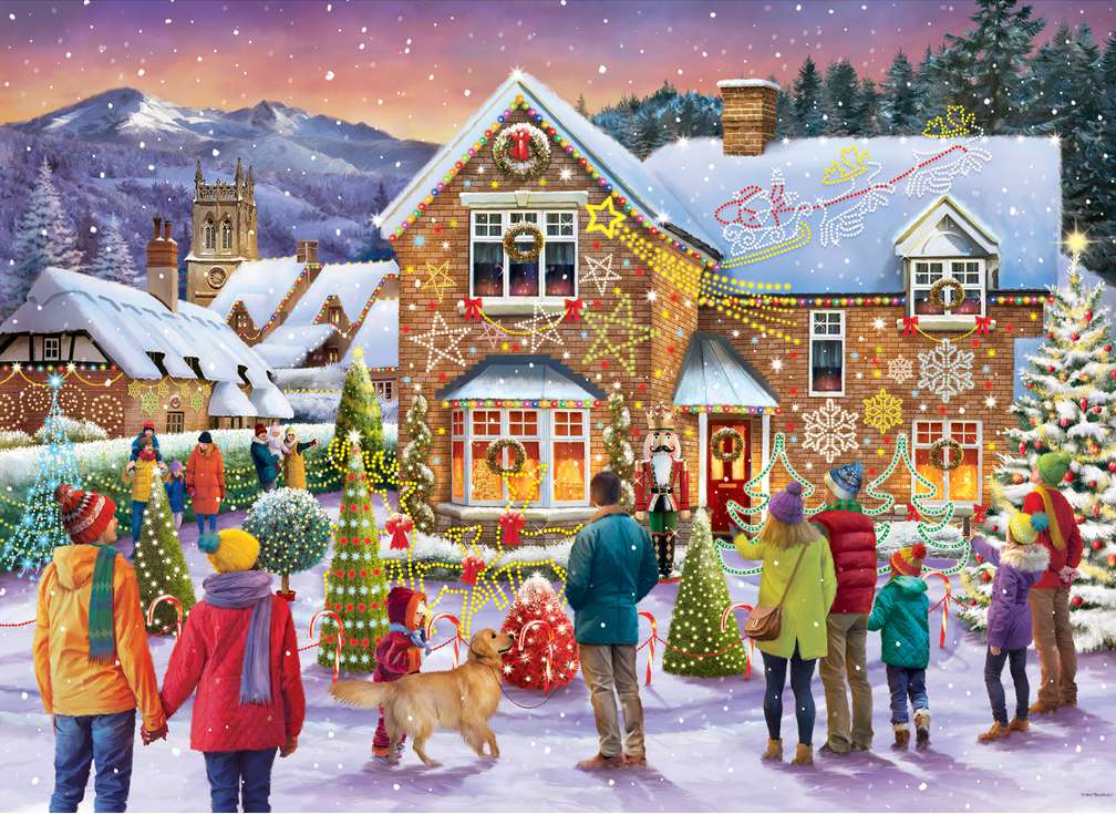 Dressed Up for Christmas – 500 XL Piece Jigsaw Puzzle (Gibsons)