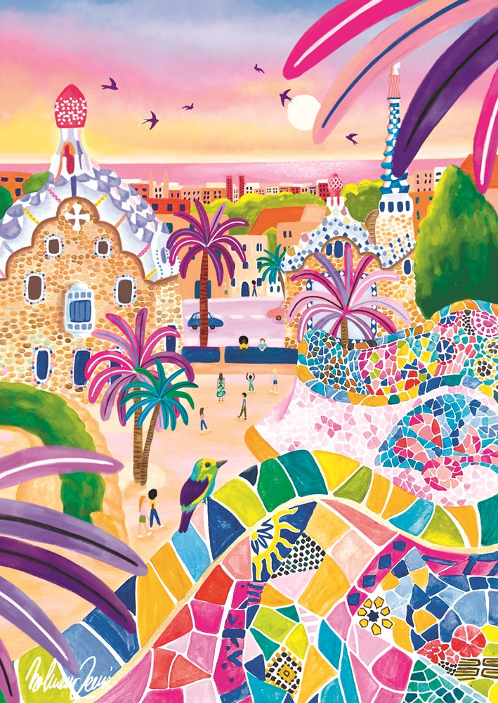 Artwork: Park Güell - 1000 Piece Jigsaw Puzzle (Magnolia)