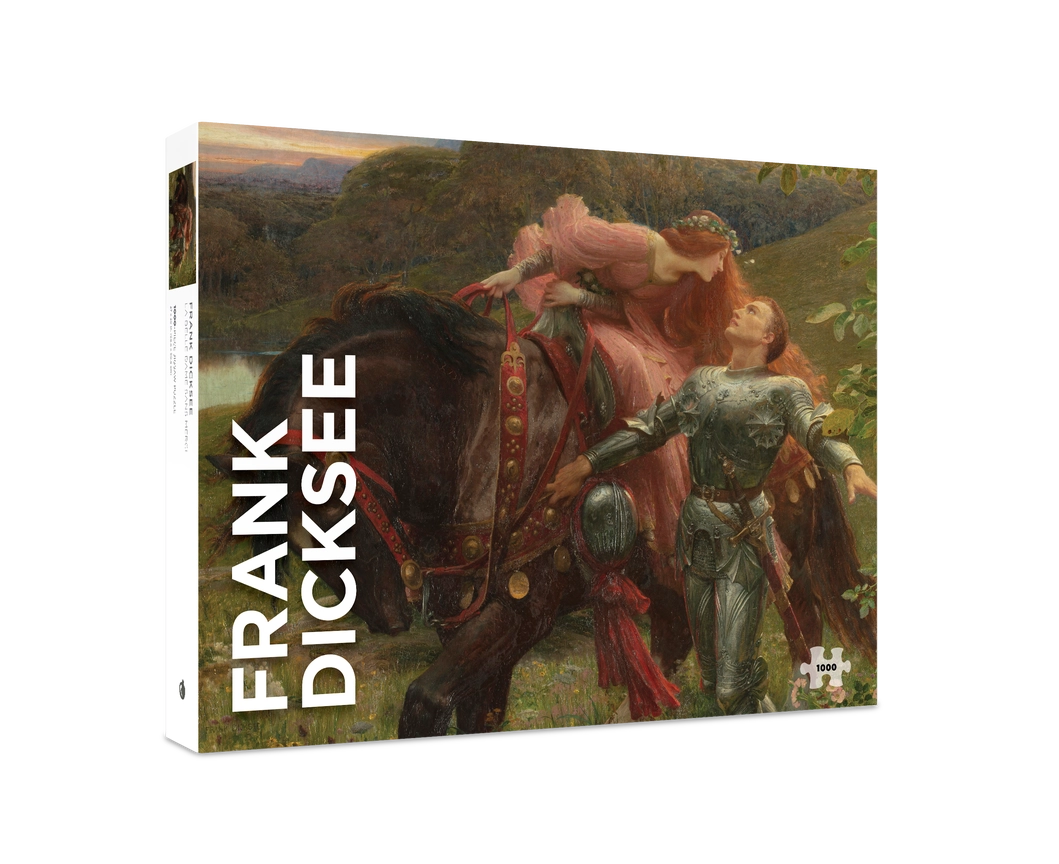 La Belle Dame Sans Merci by Frank Dicksee – 1000 Piece Jigsaw Puzzle (Pomegranate)